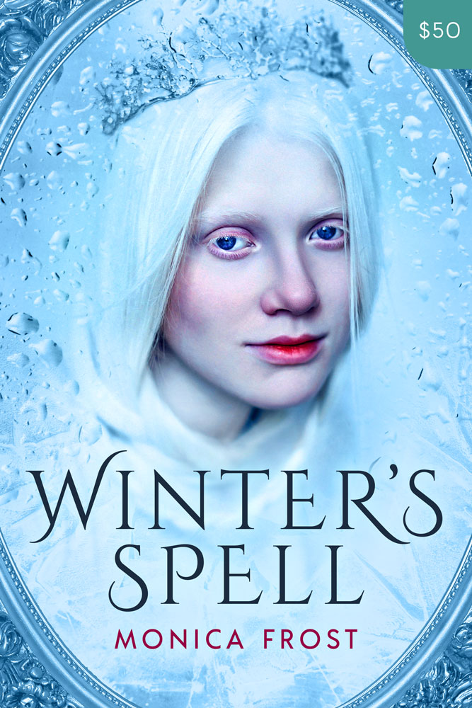 Premade Fantasy Book Cover Design: Winter's Spell